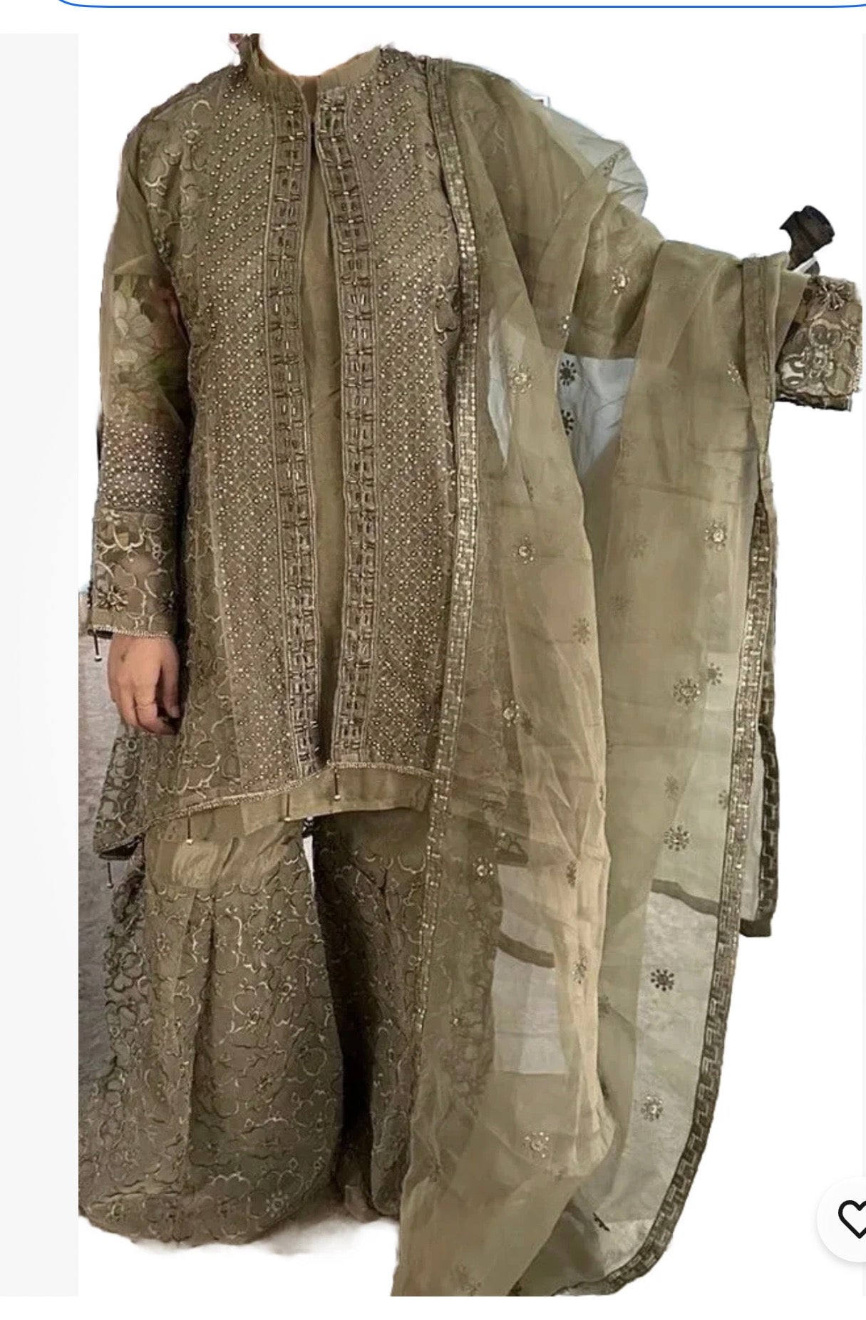 6 BRAND NEW Pakistani Sharara Suits – Size M – Never Worn